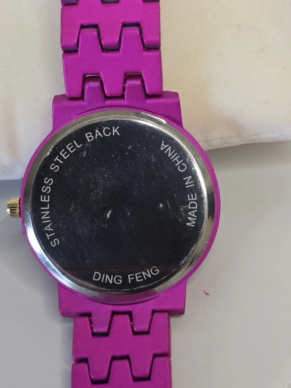 Women’s Fuchsia Crystal Accent Fashion Watch